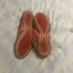 Coach Pink and Brown Women's Flats